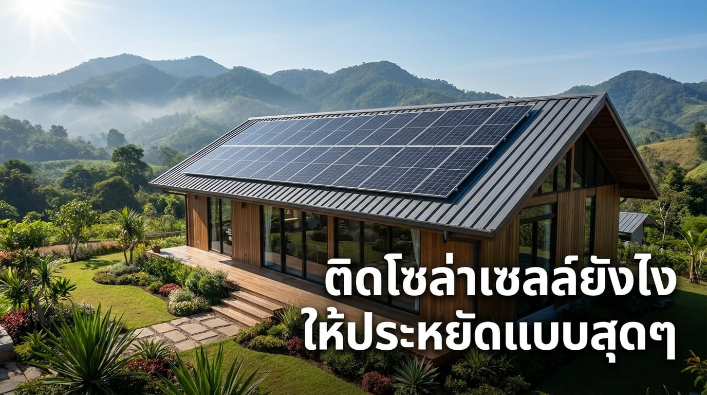 ติดโซล่าเซลล์ยังไงให้ประหยัดแบบสุดๆ ในเพชรบูรณ์ เทคนิคคืนทุนไว ลดค่าไฟถาวรกับ เอนีเทค